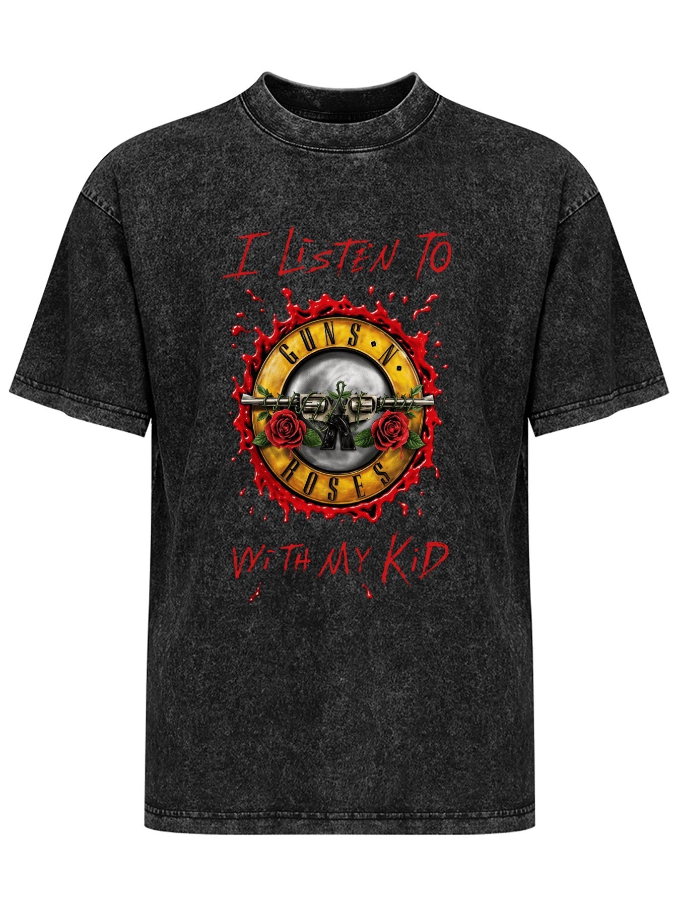 Guns N’ Roses “I Listen With My Kid” Graphic T-Shirt