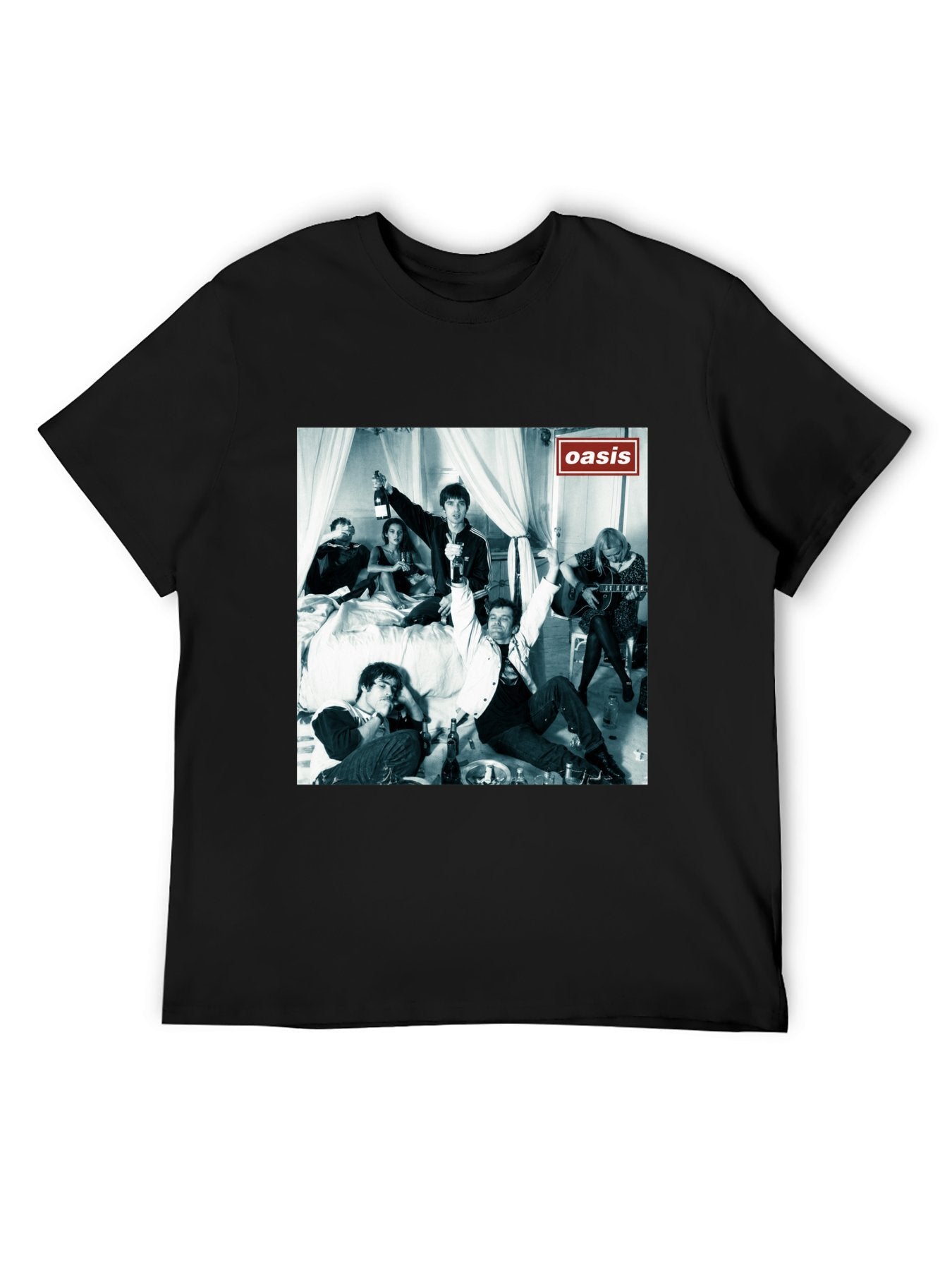 Oasis Bedroom Party Photo Graphic T-Shirt