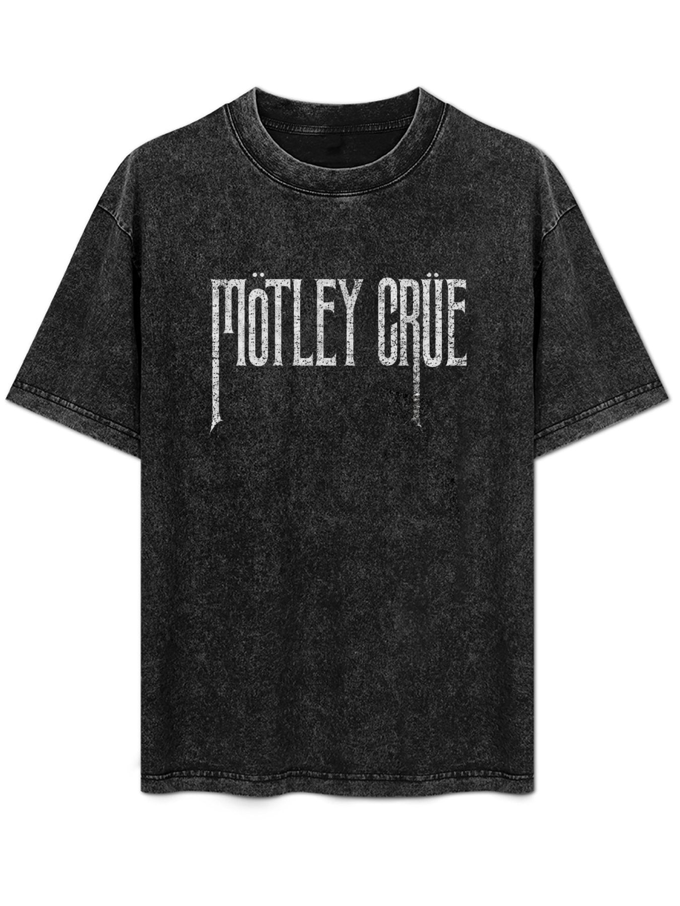 Mötley Crüe Distressed Logo Graphic T-Shirt