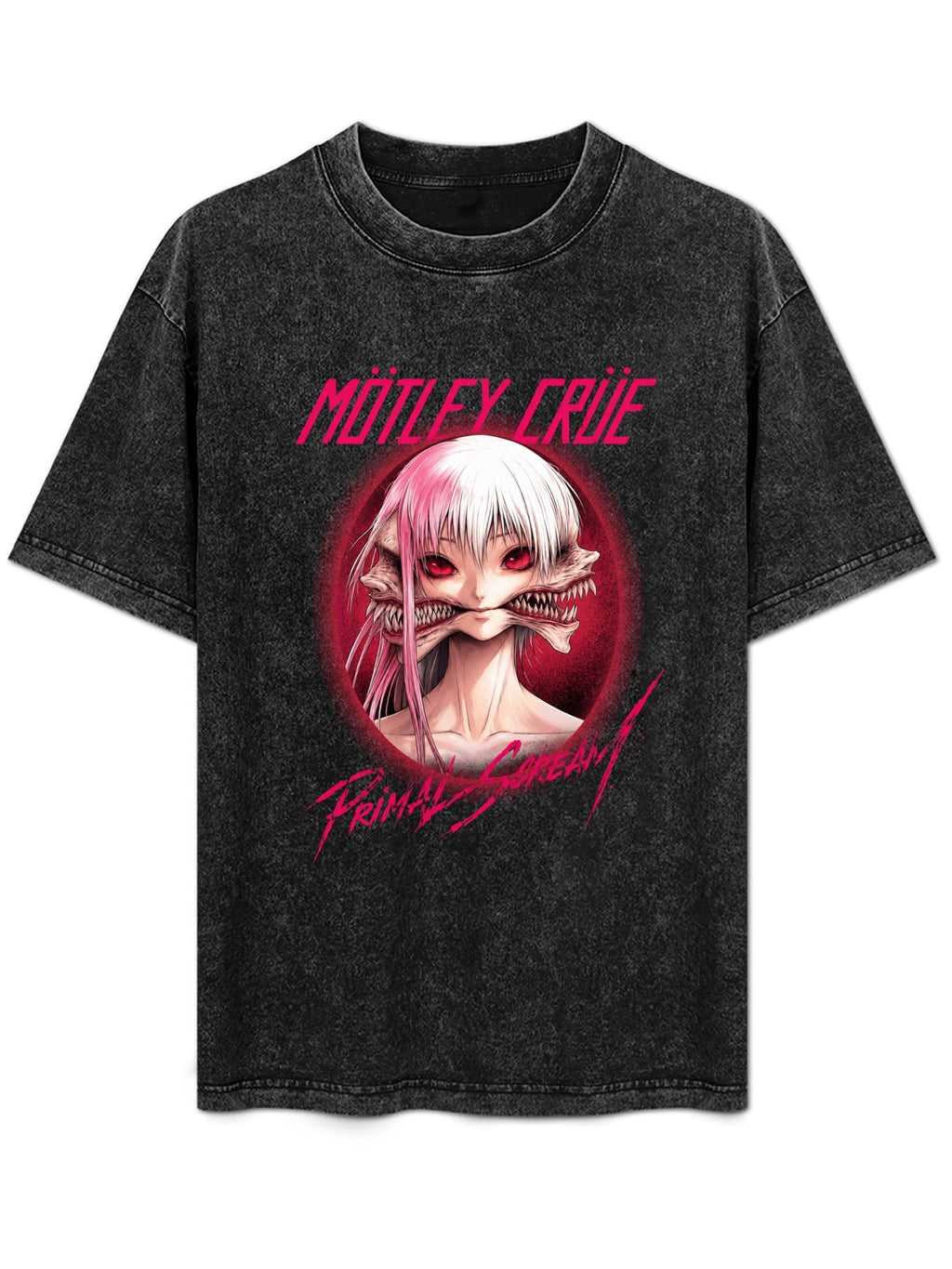 Mötley Crüe Primal Scream Demon Girl Graphic T-Shirt