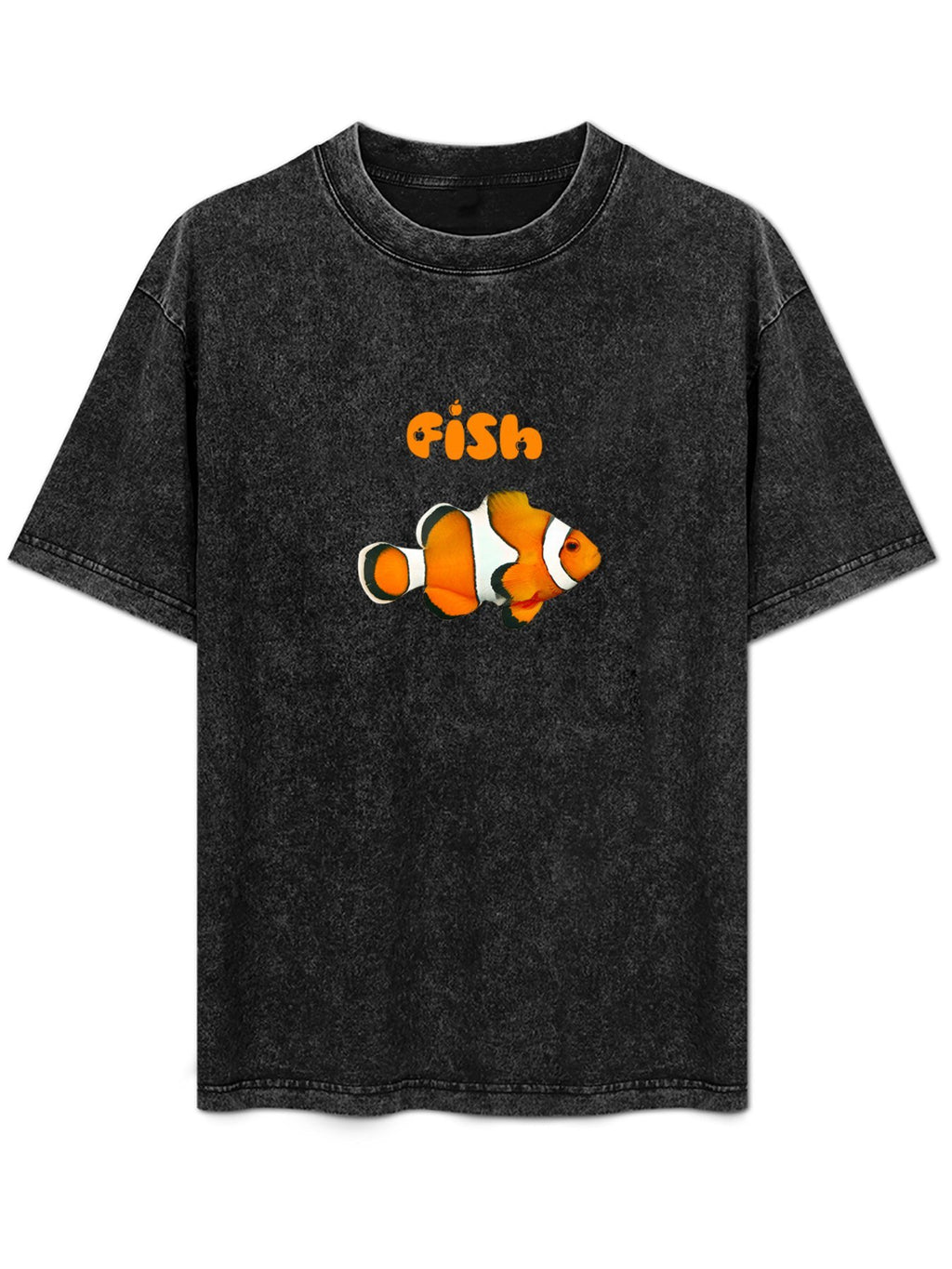 Clownfish Graphic Washed T-Shirt