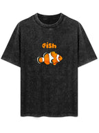 Clownfish Graphic Washed T-Shirt