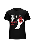 Green Day American Idiot Heart Grenade Graphic T-Shirt