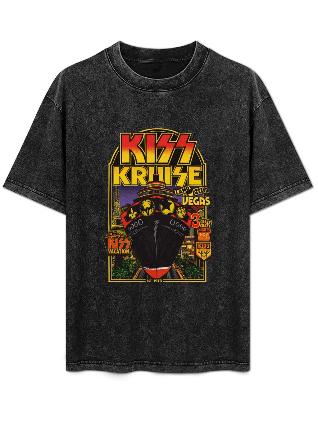 KISS Kruise Las Vegas Vacation Graphic T-Shirt