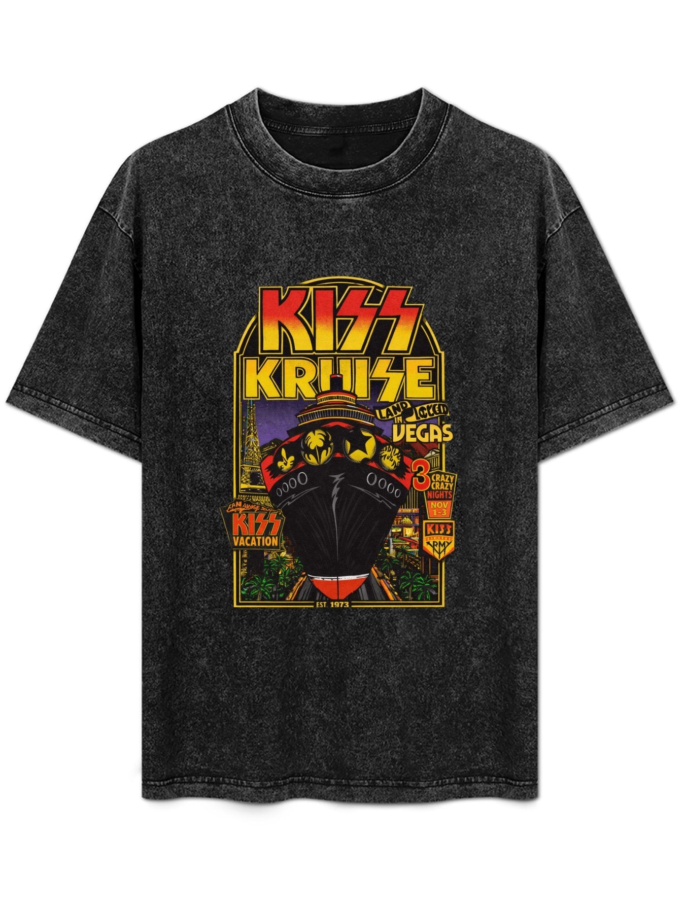 KISS Kruise Las Vegas Vacation Graphic T-Shirt