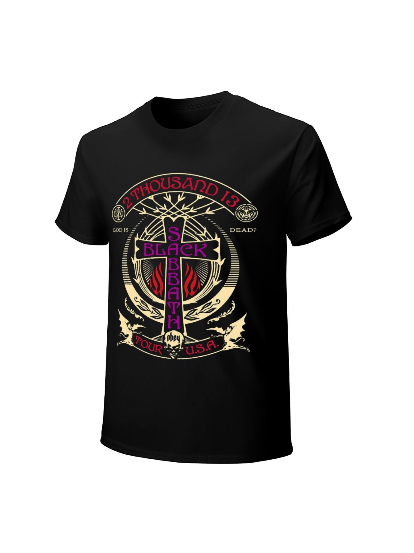 Black Sabbath 2013 Tour Cross Graphic T-Shirt
