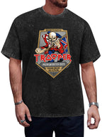 Iron Maiden Trooper Beer Graphic T-Shirt