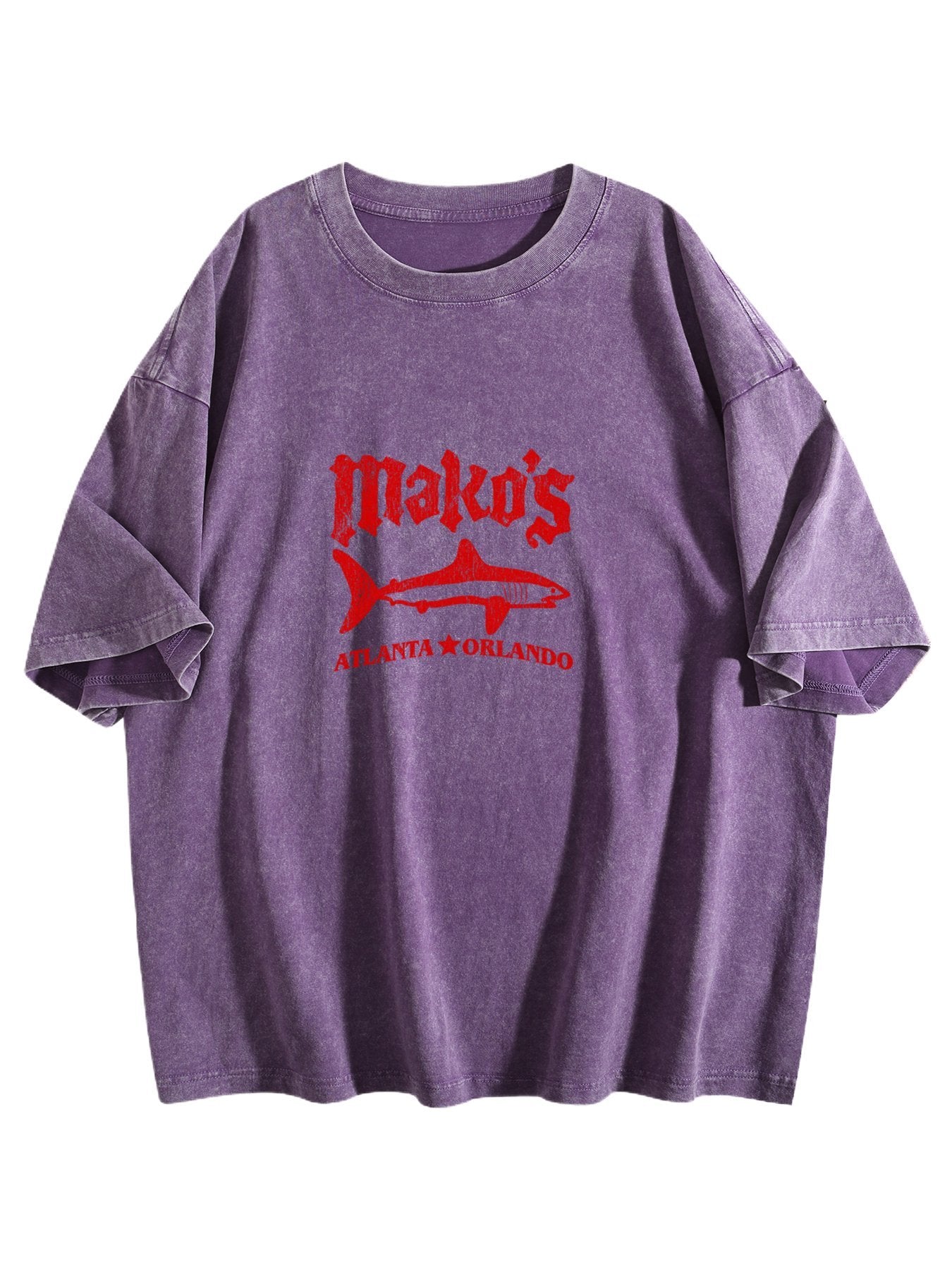 Mako's Shark Graphic Washed T-Shirt