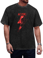 AC/DC Red Lightning Guitarist Graphic T-Shirt