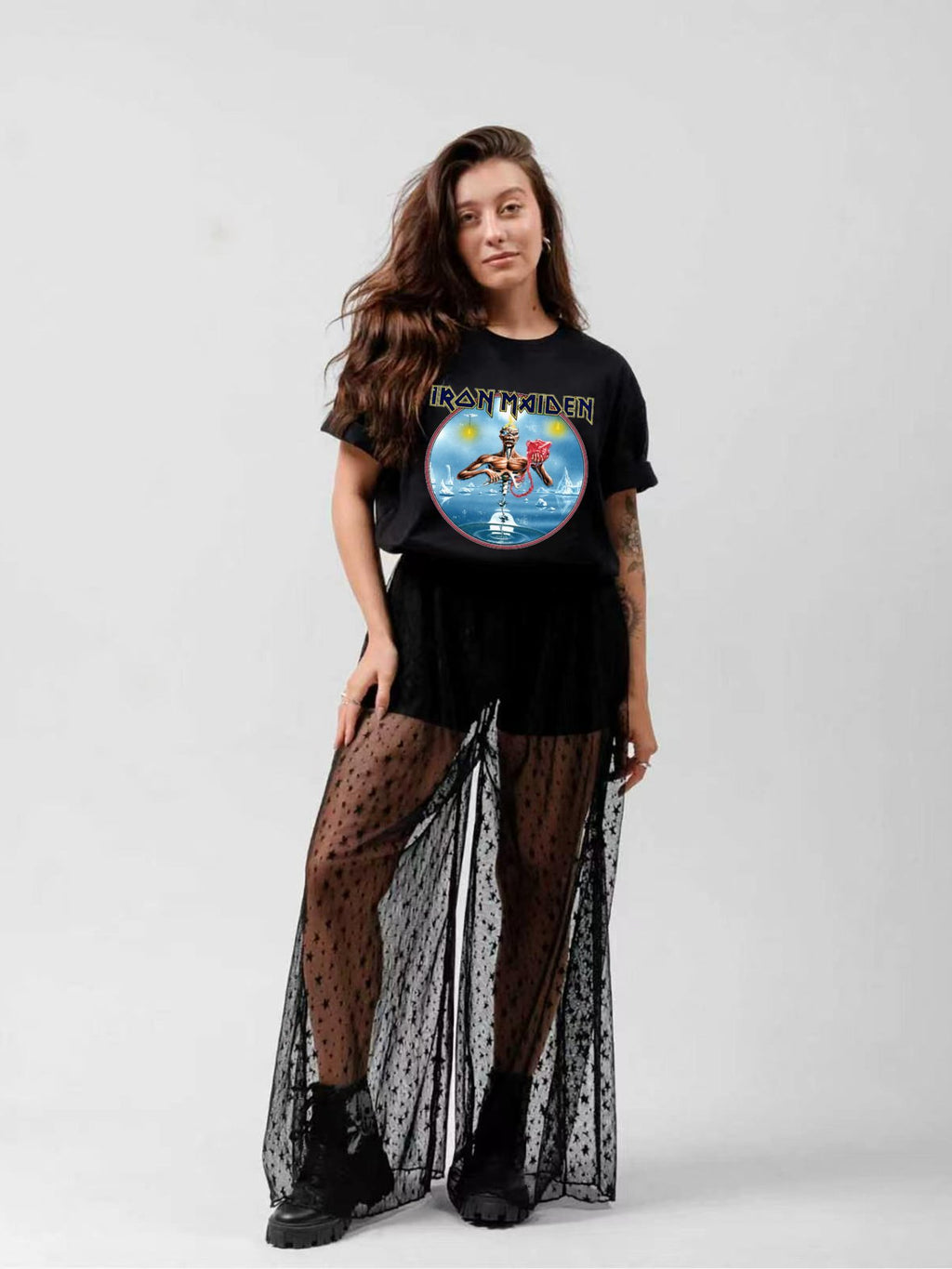 Iron Maiden Ice World Eddie Graphic T-Shirt