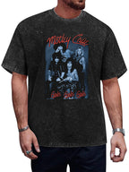 Mötley Crüe Girls Girls Girls Blue Portrait Graphic T-Shirt