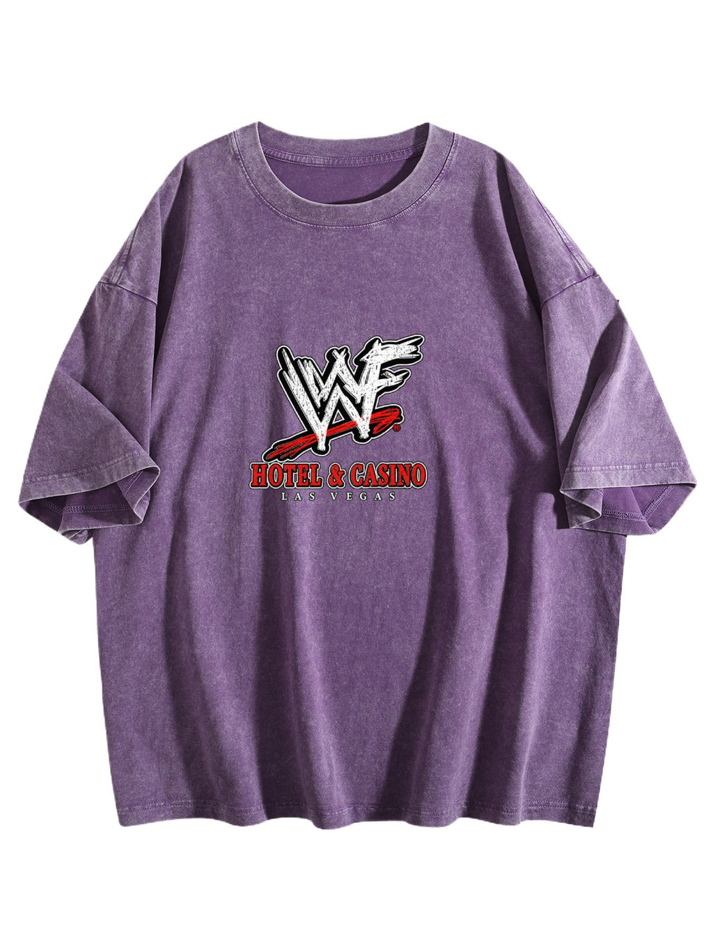 WWF Hotel & Casino Las Vegas Graphic Washed T-Shirt