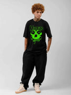 Misfits Green Shamrock Skull Graphic T-Shirt