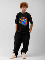 KISS Rainbow Starburst Logo Graphic T-Shirt