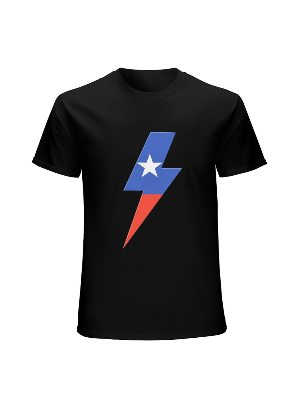 Star Lightning Bolt Minimalist Rock T-Shirt