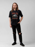 Mötley Crüe Girls Girls Girls Motorcycle Photo Graphic T-Shirt