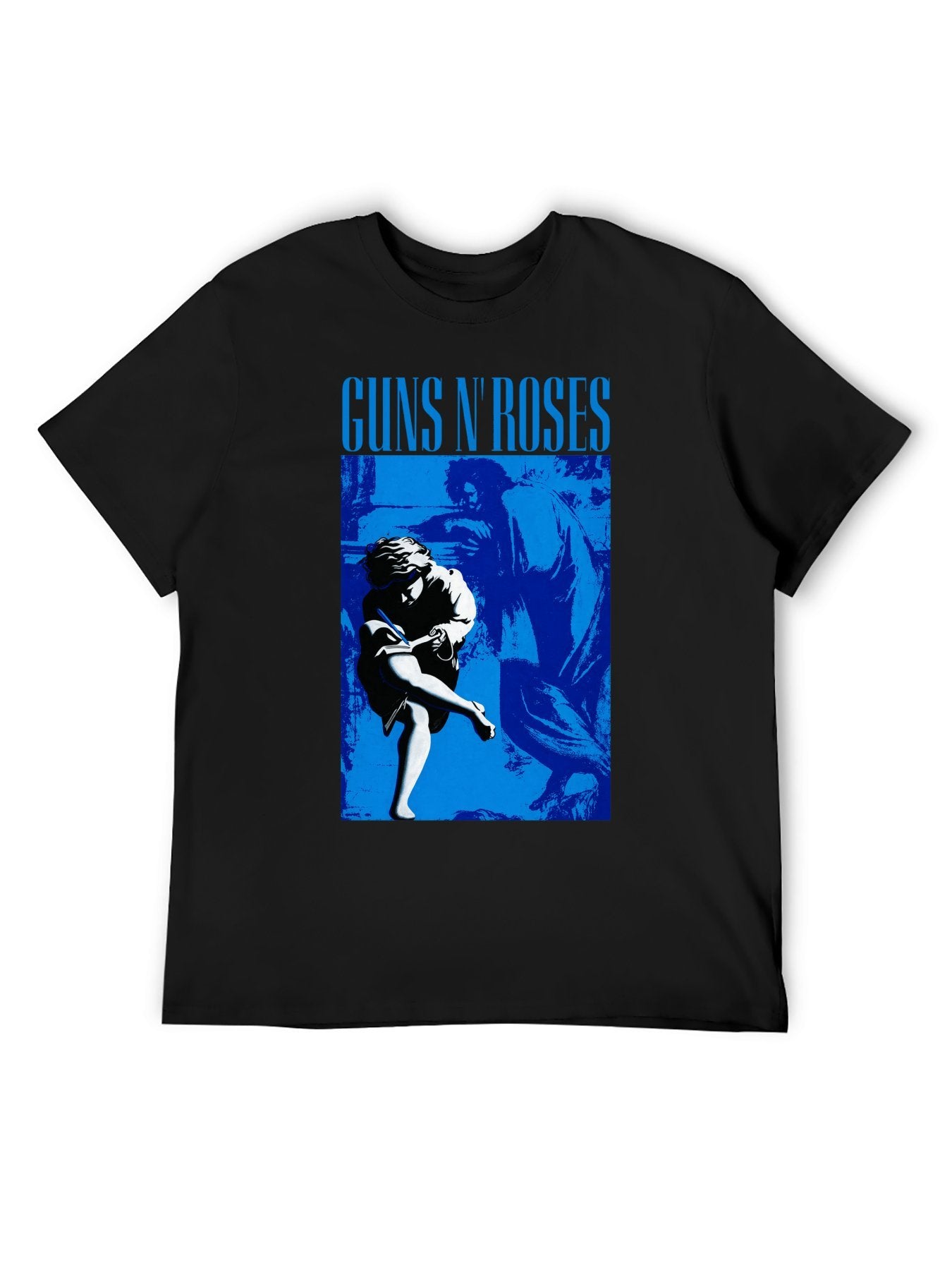 Guns N' Roses Blue Vintage Graphic T-Shirt