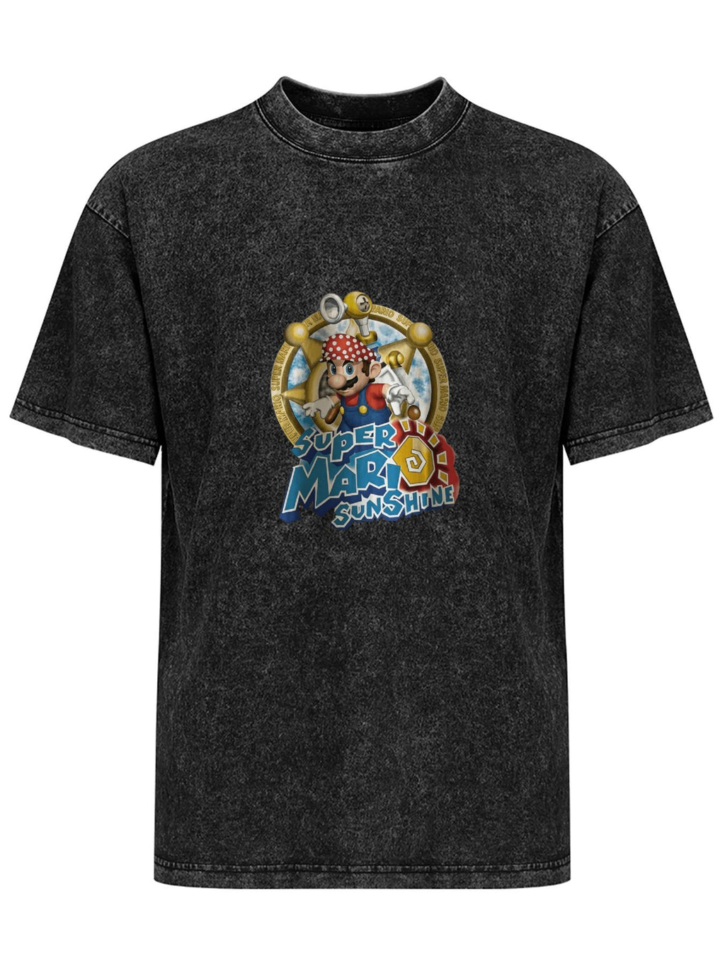 Super Mario Sunshine Washed Graphic T-Shirt