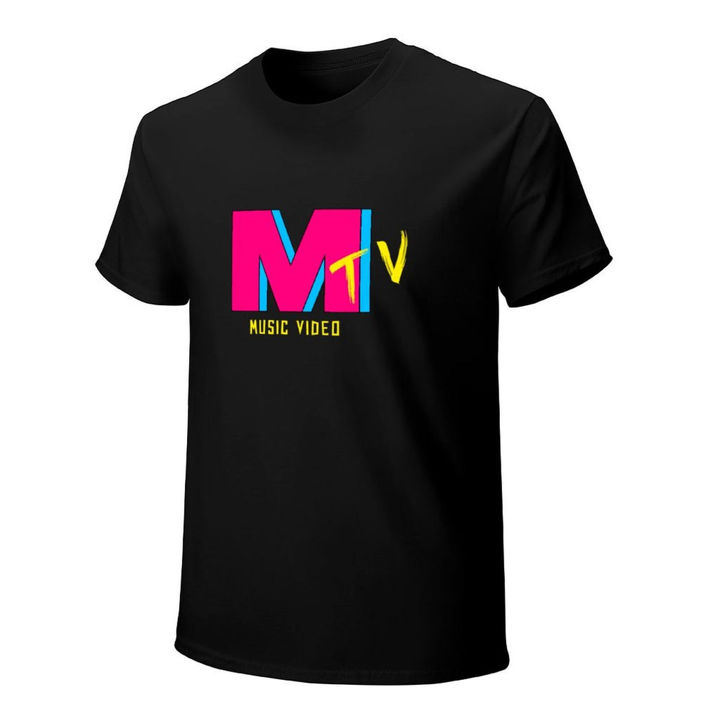 Music Video Graphic Black T-Shirt