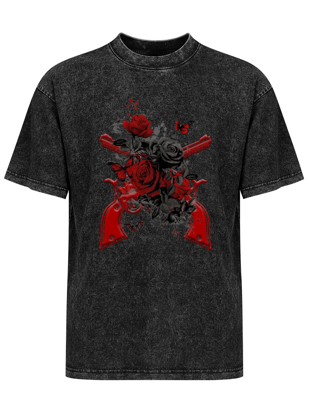 Vintage Washed Guns and Roses Revolver Graphic T-Shirt