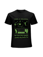 Type O Negative Dark Green Collage Graphic T-Shirt