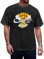 Green Day Jet Explosion Graphic T-Shirt