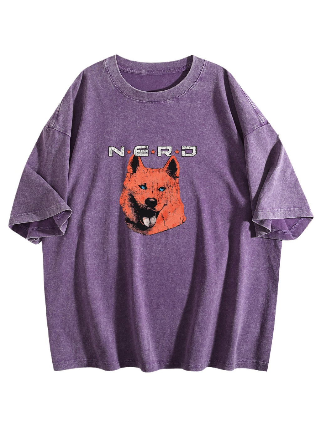 N.E.R.D Dog Graphic Washed T-Shirt