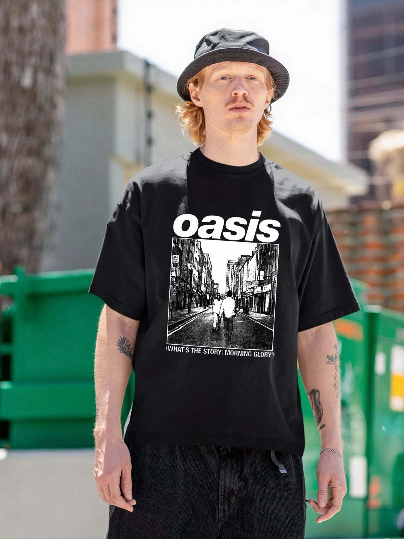 Oasis “Morning Glory” Street Photo Graphic T-Shirt
