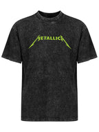 Metallica Green Logo Graphic T-Shirt