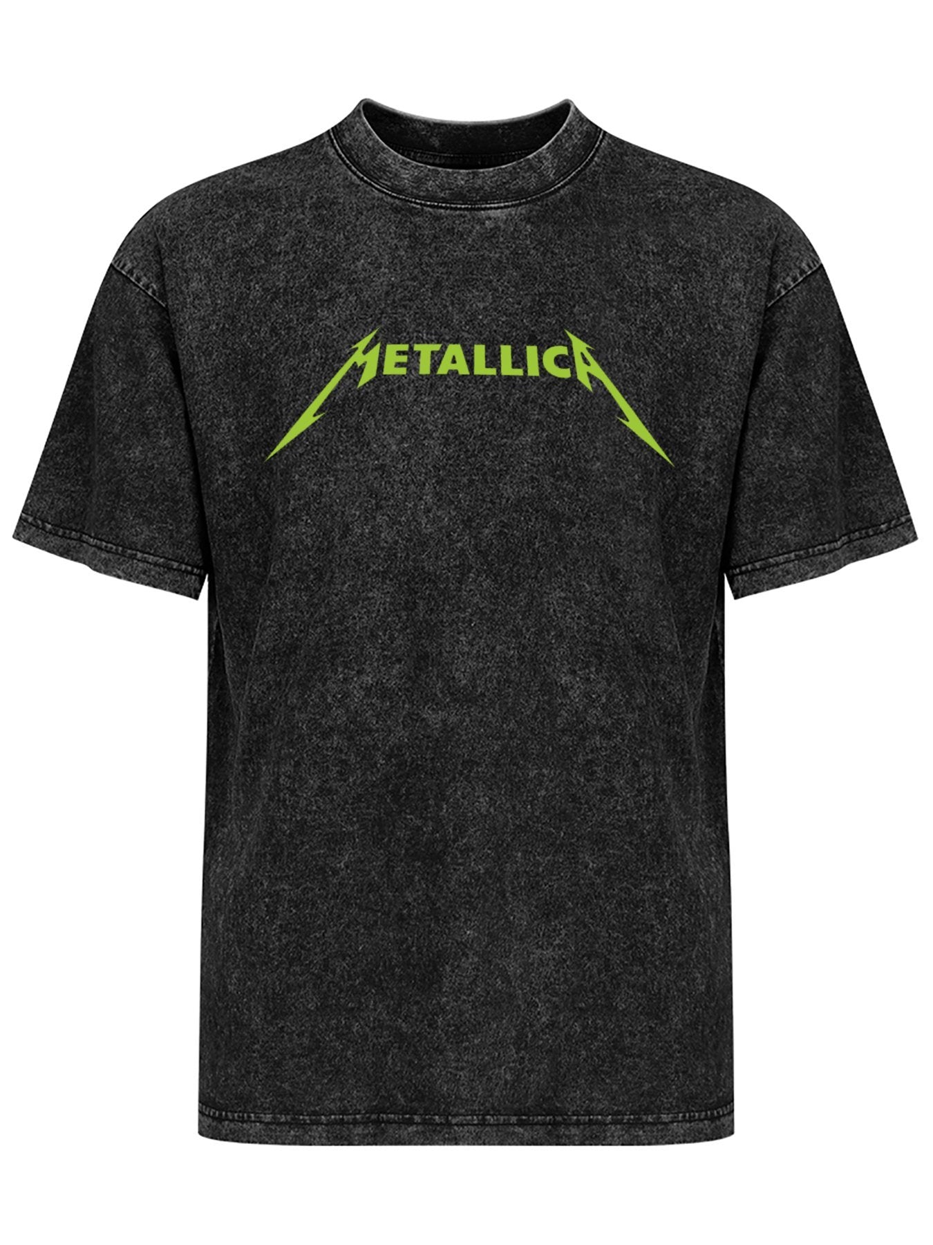 Metallica Green Logo Graphic T-Shirt