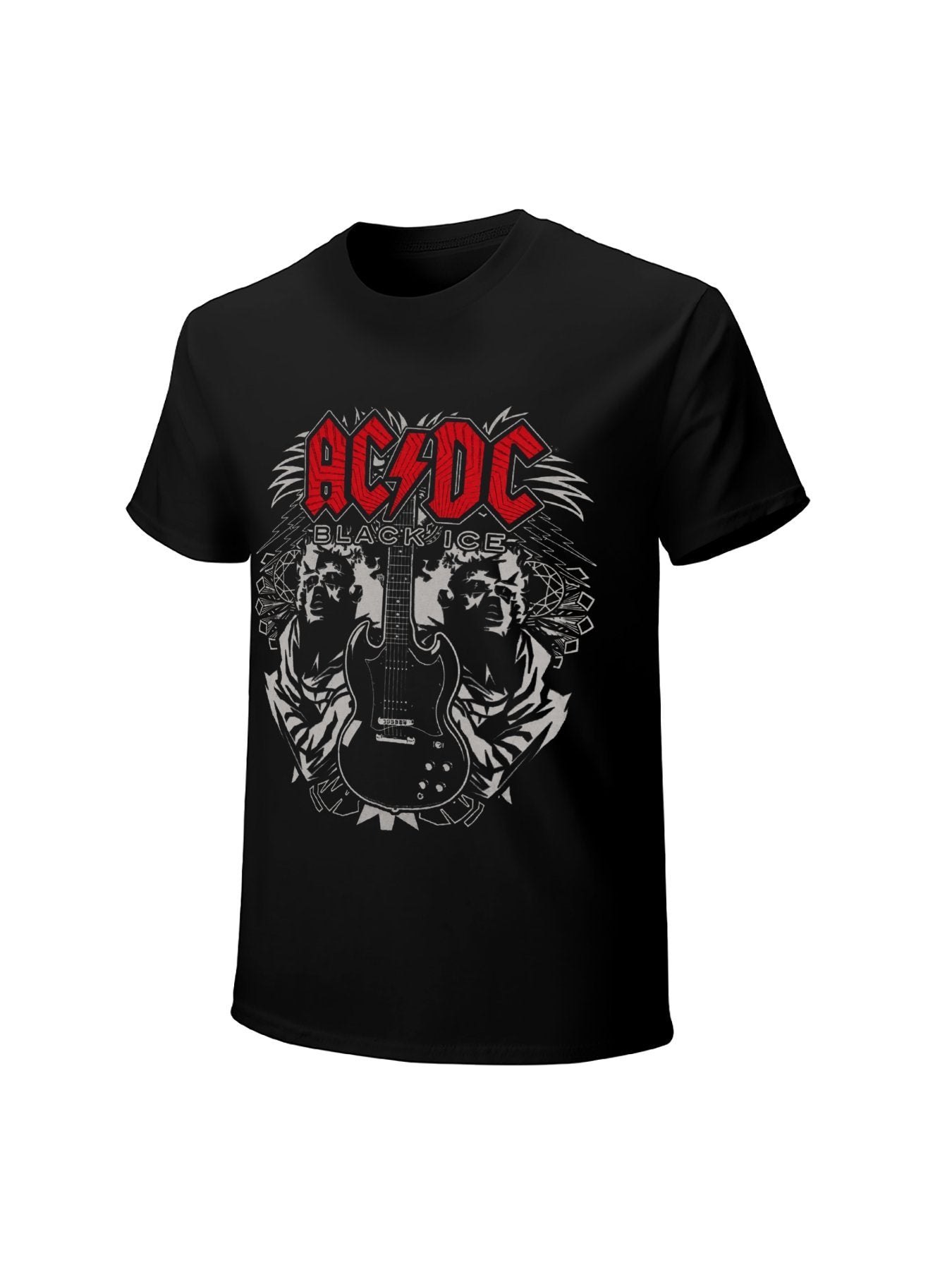 AC/DC Black Ice Guitar Graphic T-Shirt