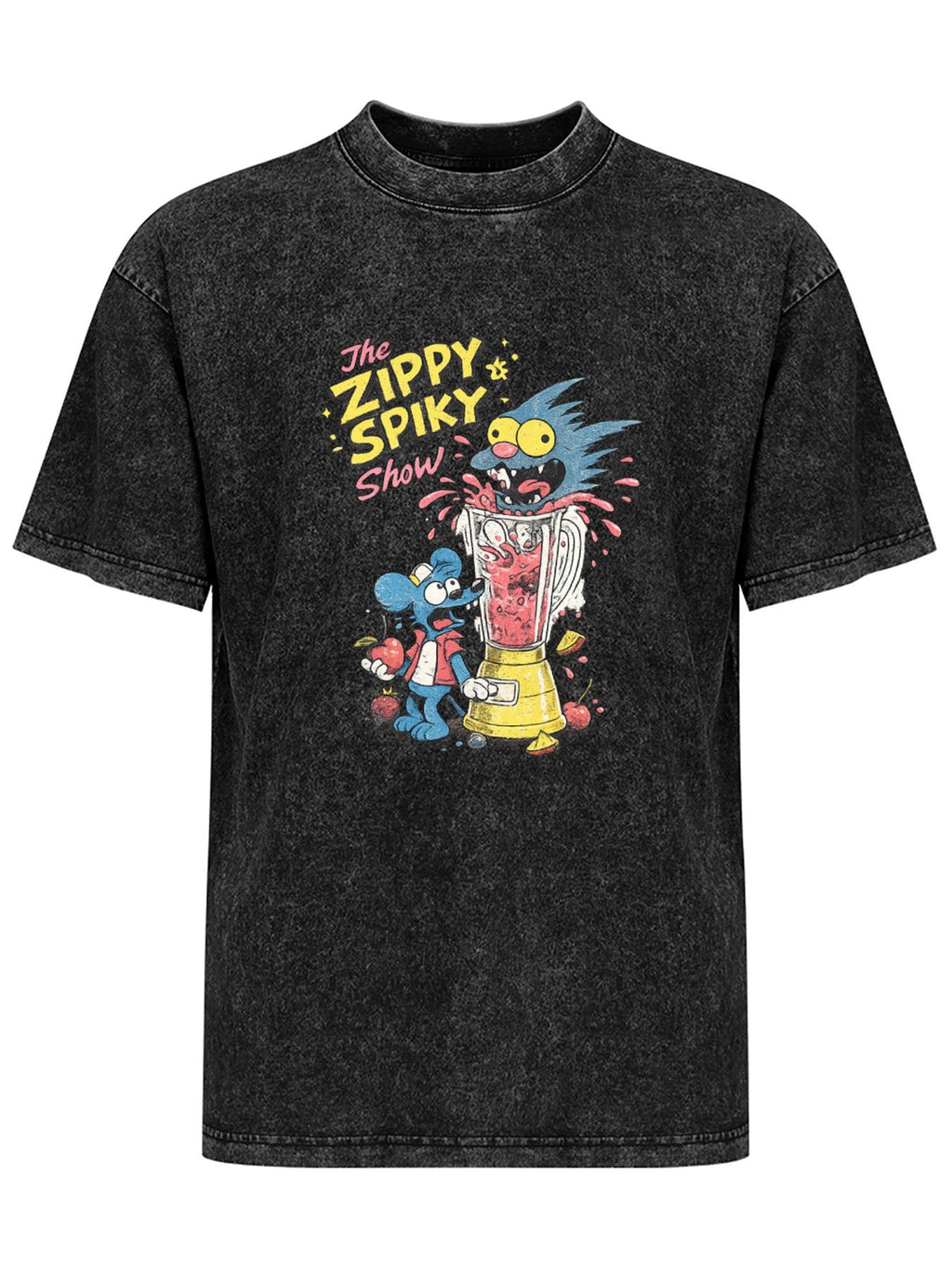 The Zippy Spiky Show Graphic Washed T-Shirt
