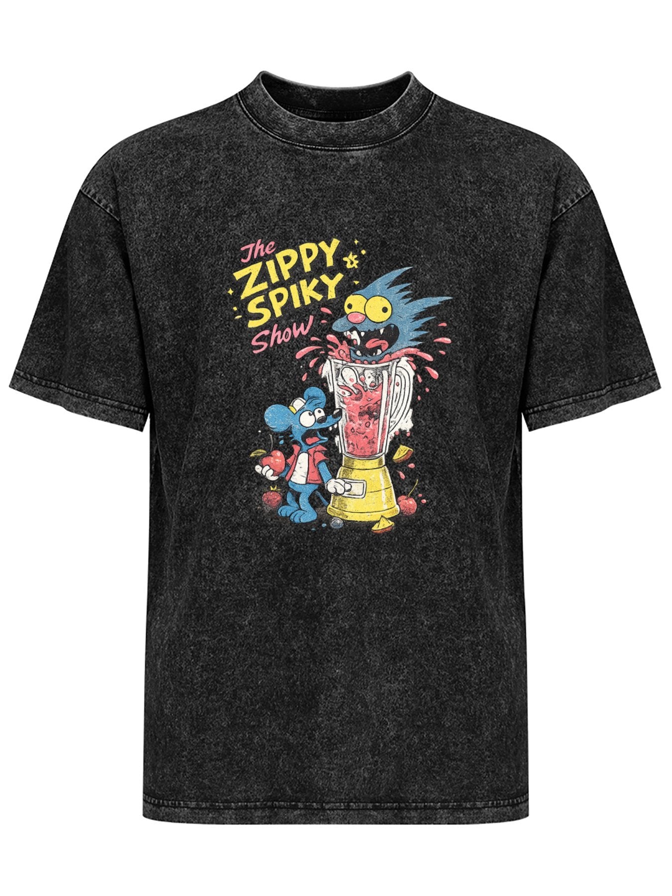 The Zippy Spiky Show Graphic Washed T-Shirt
