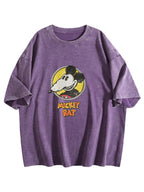 Mickey Rat Graphic Washed T-Shirt