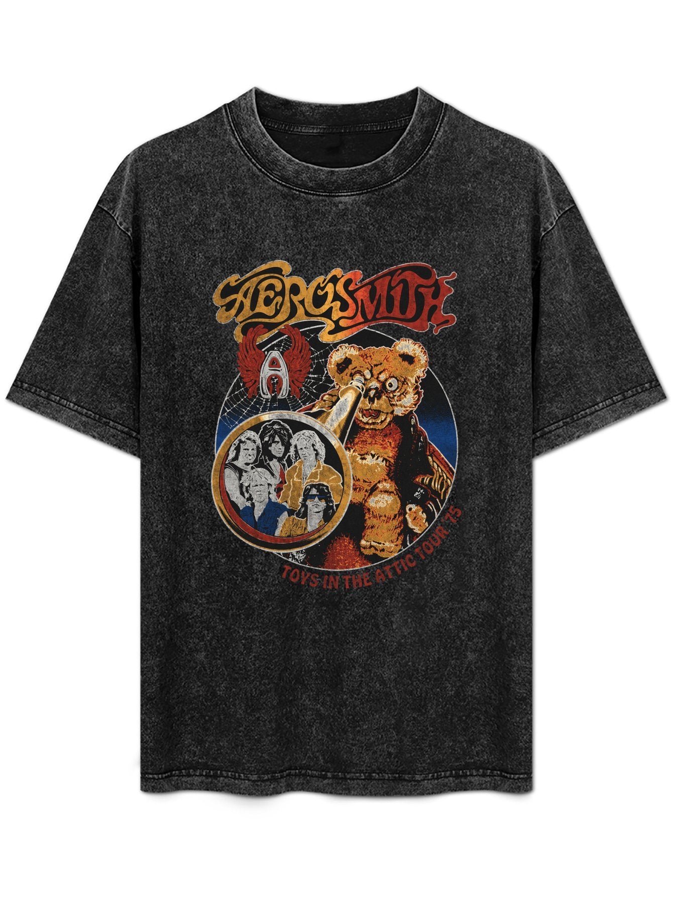 Aerosmith Toys in the Attic Tour ’75 Bear Graphic T-Shirt