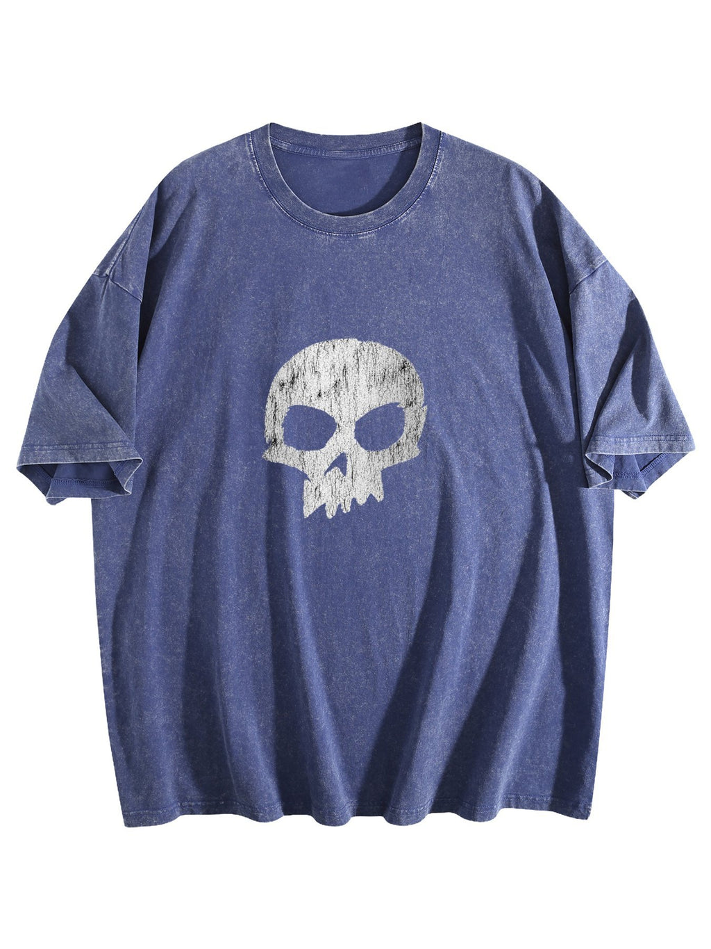 Skull Graphic Washed T-Shirt