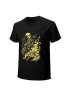 Skull Phantom Flaming Horror T-Shirt