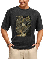 Vintage Washed Lynyrd Skynyrd Eagle Guitar Graphic T-Shirt