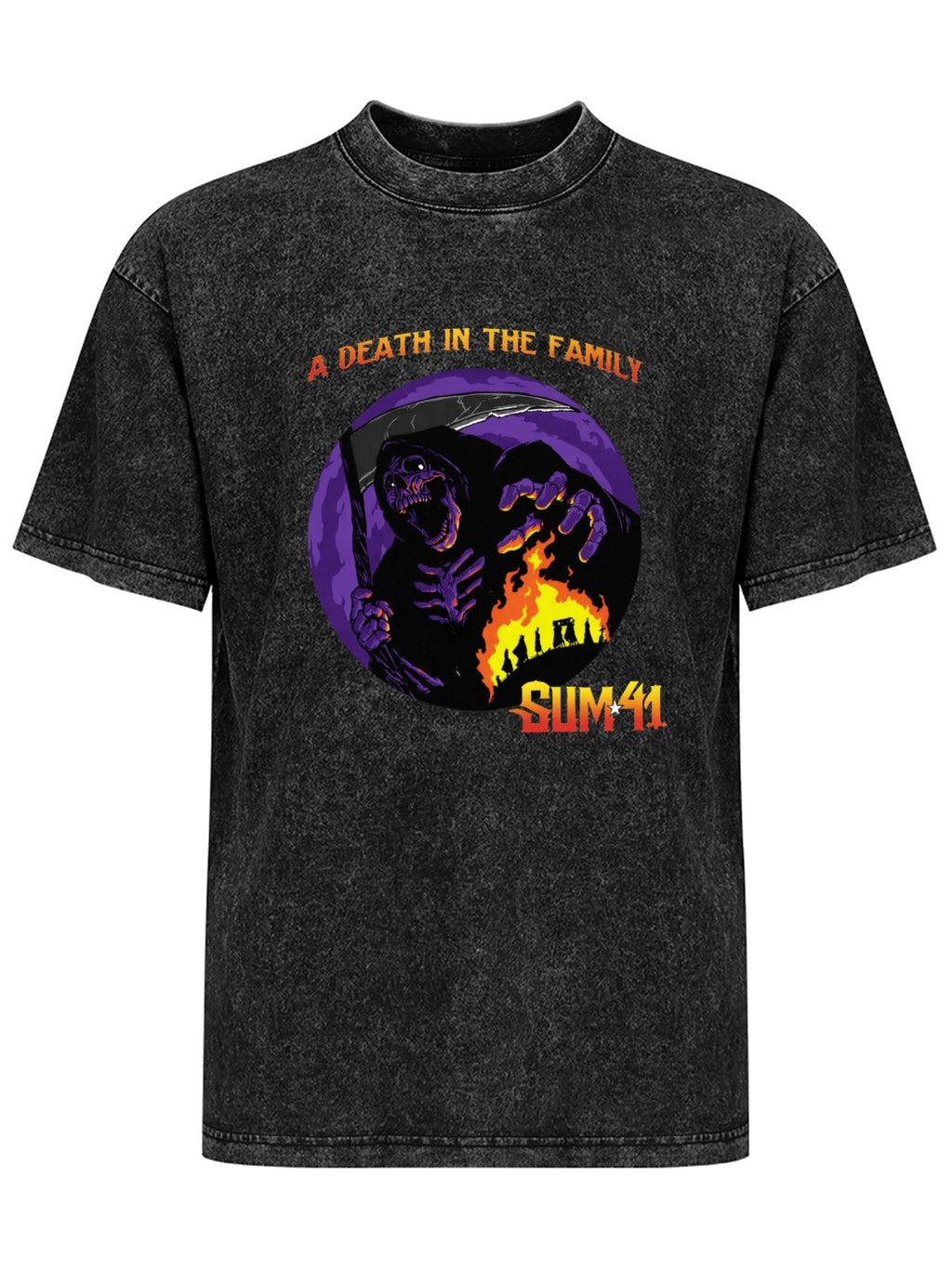 Vintage Washed Sum 41 A Death in the Family Graphic T-Shirt
