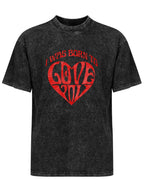 Freddie Mercury I Was Born to Love You Heart Graphic T-Shirt