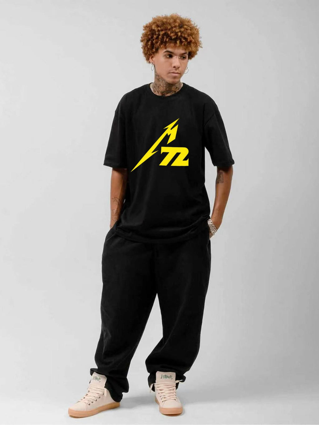 Metallica M72 Lightning Logo Graphic T-Shirt