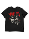 Mötley Crüe Louder Than Hell Theatre Masks Graphic T-Shirt