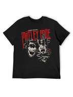 Mötley Crüe Louder Than Hell Theatre Masks Graphic T-Shirt
