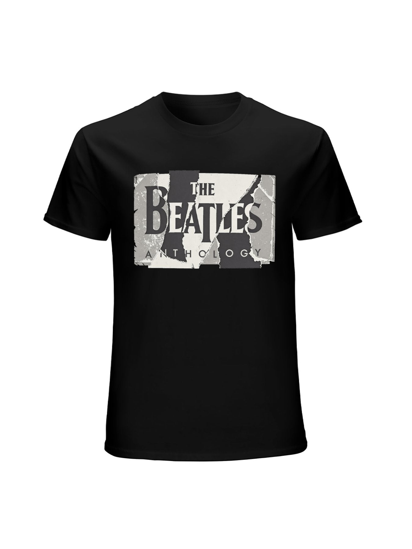 The Beatles “Anthology” Torn Poster Graphic T-Shirt