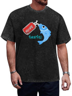 Tasty Fish Soda Vintage Washed T-Shirt