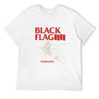 Black Flag Damaged Graphic Black T-Shirt