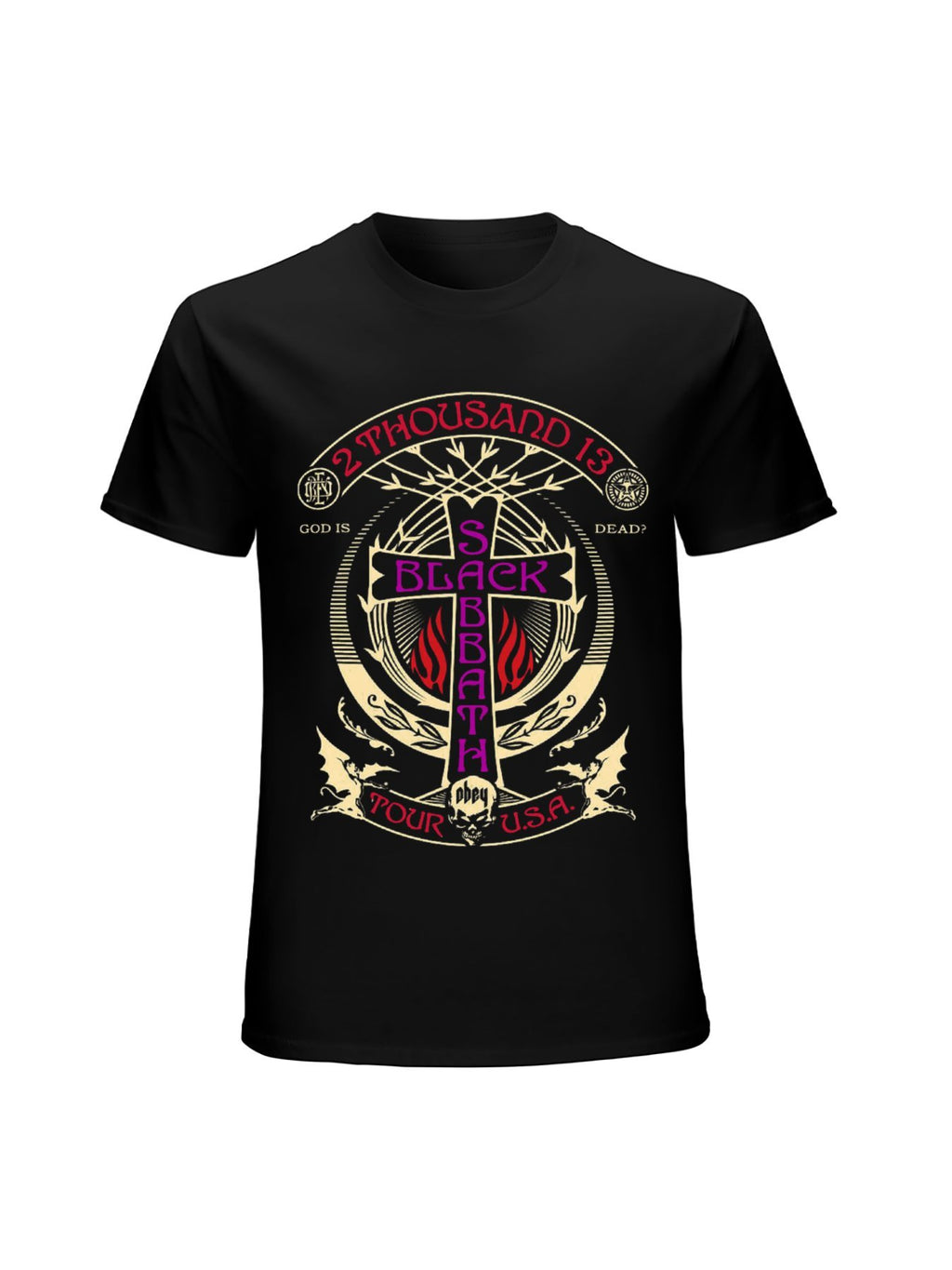 Black Sabbath 2013 Tour Cross Graphic T-Shirt
