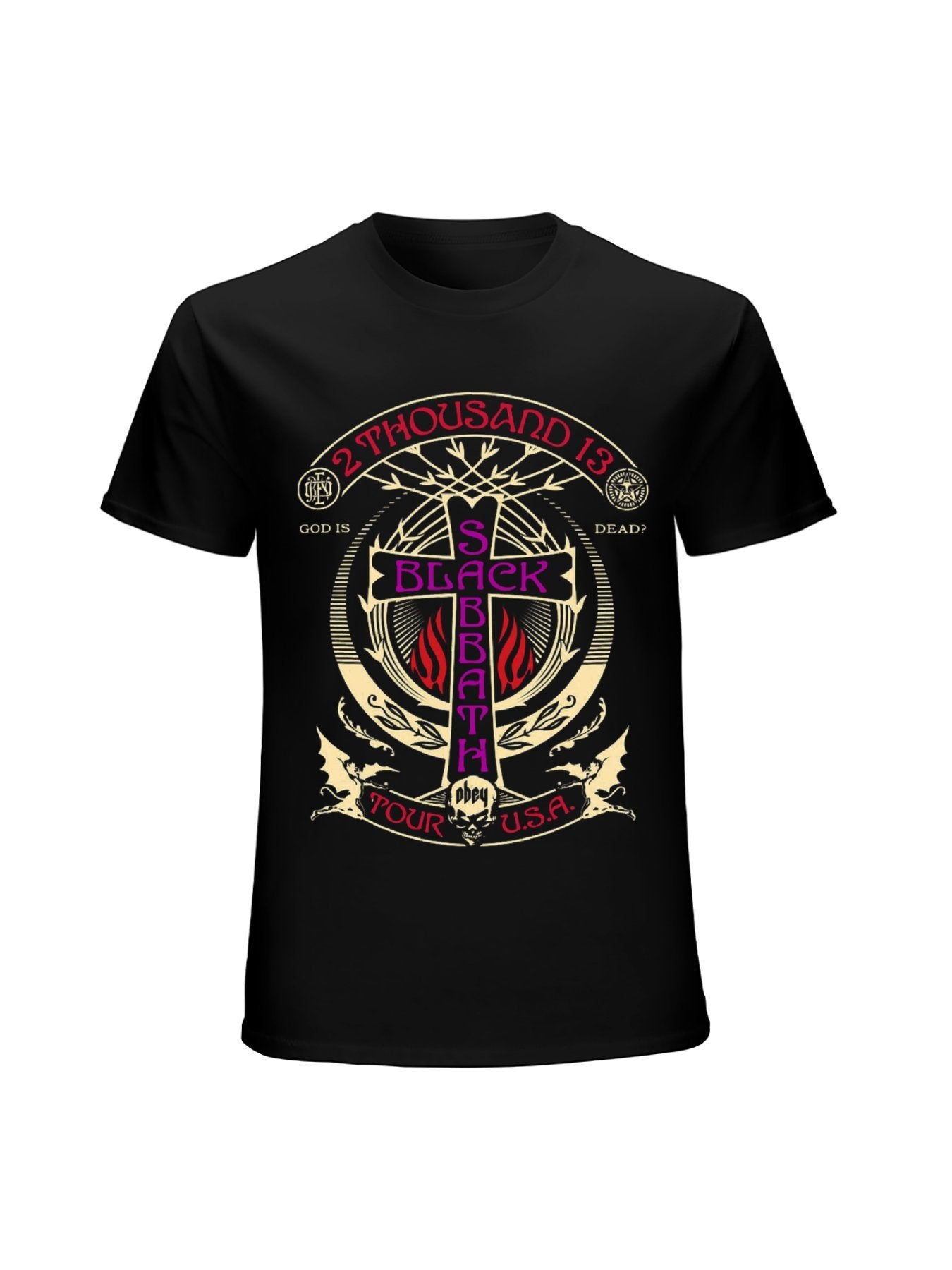 Black Sabbath 2013 Tour Cross Graphic T-Shirt