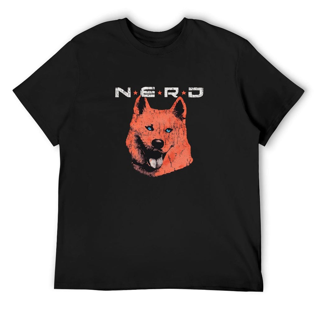 N.E.R.D Dog Graphic Black T-Shirt