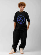 Foo Fighters Blue Circle Logo Graphic T-Shirt